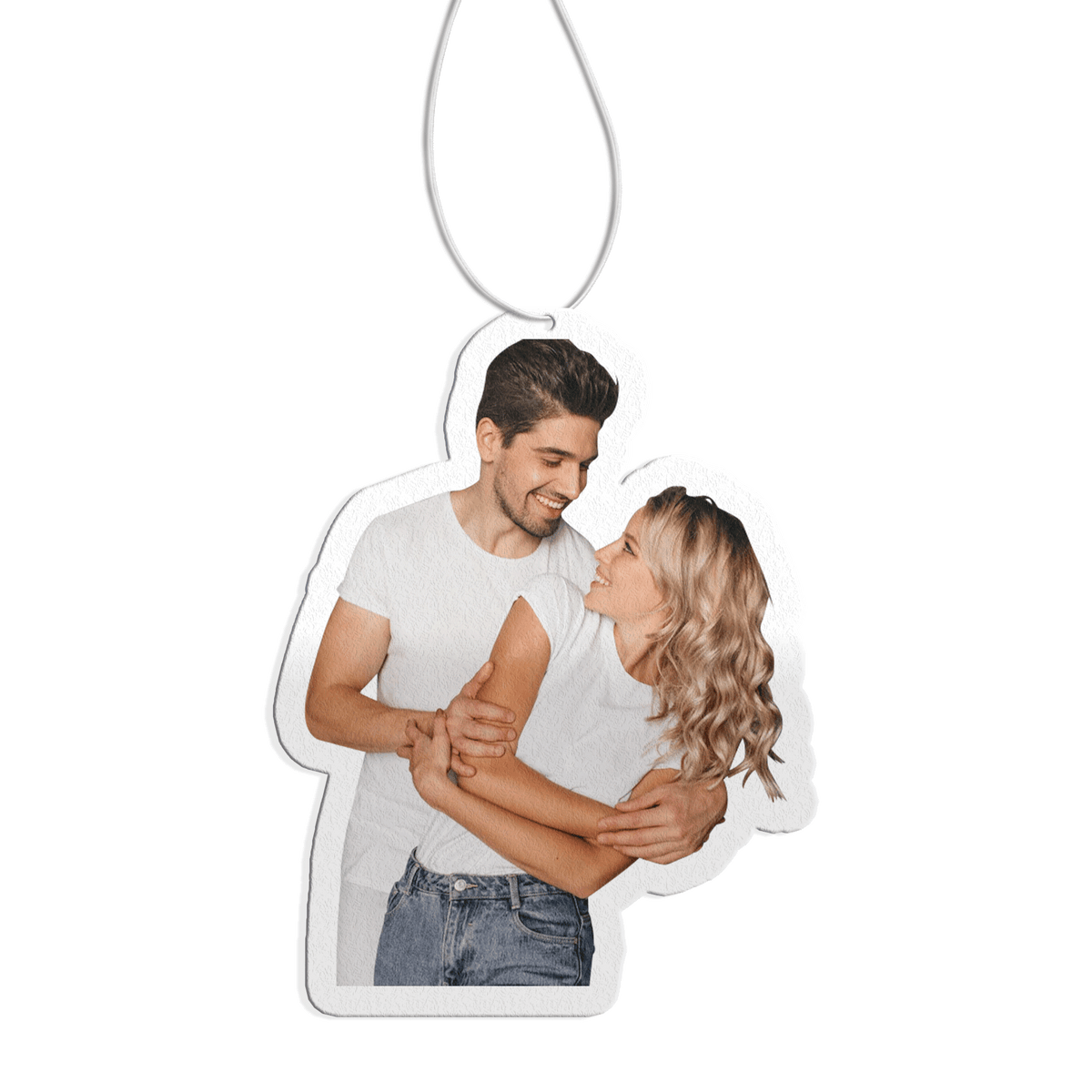 Couple Personalised Custom Shape Air Freshener - FRESHENiFY - Customised Air Fresheners