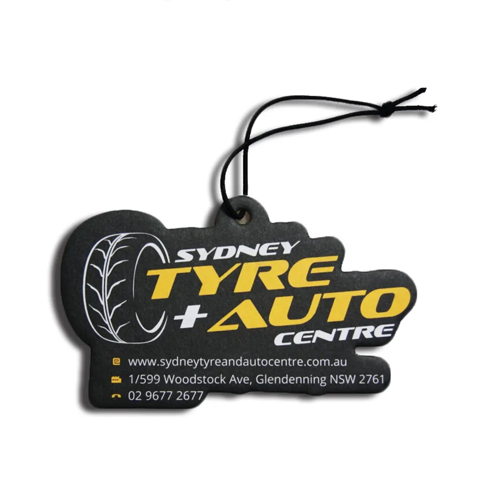 Werbe-Auto-Lufterfrischer - Individuelle Form mit Ihrem Logo