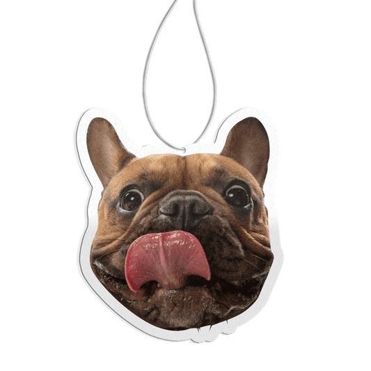 Custom Car Air Freshener Personalised With Your Puppy Photo - FRESHENiFY - Customised Air Fresheners